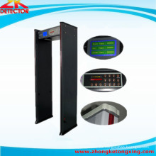 LCD Walk Through Detector de metales, Detector de metales Multi Zones